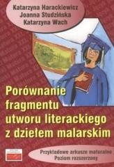 okładka Porównanie fragmentu utworu literackiego... książka | Praca Zbiorowa