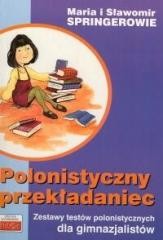 okładka Polonistyczny przekładaniec. Zestaw testów... książka | Maria Spronger, Sławomir Springer