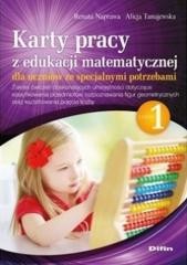 okładka Karty pracy z edukacji matematycznej... cz.1 książka | Renata Naprawa, Alicja Tanajewska