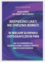 okładka Nieśpieszno (jak?) Nie śpieszno (komu?) książka | Maciej Malinowski