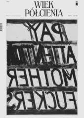 okładka Wiek półcienia. Teksty książka | Praca Zbiorowa