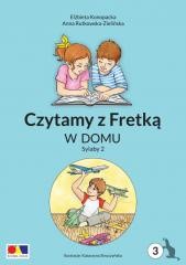 okładka Czytamy z Fretką cz.3 W domu. Sylaby 2 książka | Kat, Elżbieta Konopacka, Anna Rutkowska-Zielińska