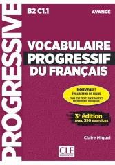 okładka Vocabulaire progressif du... B2/C1.1+CD ed.3 książka | Miquel Claire