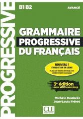 okładka Grammaire progressive du Francais avance B1/B2+CD książka | Frerot Jean-Louis, Boulares Michele