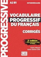 okładka Vocabulaire progressif... klucz ed.3 A2/B1 książka | Anne Goliot-Lt, Miquel Claire