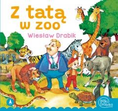 okładka Z tatą w zoo książka | Wiesław Drabik