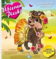 okładka Naklejkowe ubieranki - Pieski książka | Praca Zbiorowa