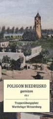 okładka Poligon Biedrusko cz.1 garnizon. Plan 1901-1945 książka | Tomasz Kanoniczak