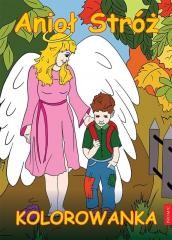 okładka Anioł Stróż - kolorowanka książka | Praca Zbiorowa