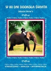 okładka W 80 dni dookoła świata Juliusza Verne' książka | Anna Milewska