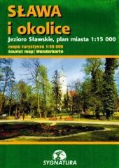 okładka Mapa - Sława i okolice 1:15 000 książka | Praca Zbiorowa