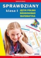 okładka Sprawdziany J.polski, Środowisko, Matematyka kl.1 książka