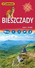 okładka Mapa turystyczna - Bieszczady 1:50 000 książka | Praca Zbiorowa