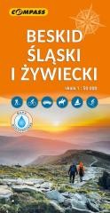 okładka Mapa turystyczna - Beskid Śląski i Żywiecki lam książka | Praca Zbiorowa
