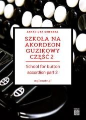 okładka Szkoła na akordeon guzikowy cz.2 książka | Arkadiusz Gembara