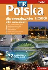 okładka Polska dla zawodowców Atlas samochodowy 1:250000 książka | Praca Zbiorowa