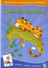 okładka Malowanki edukacyjne - Zwierzęta drapieżne książka
