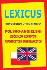 okładka LEXICUS Słownik prawniczy i ekonomiczny pol-ang TW książka | Praca Zbiorowa