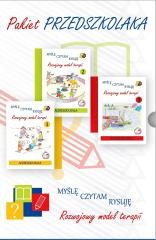 okładka Myślę, czytam, rysuję. Pakiet przedszkolaka książka | Agnieszka Bala