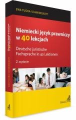 okładka Niemiecki język prawniczy w 40 lekcjach książka | dr EwaTuora-Schwierskott