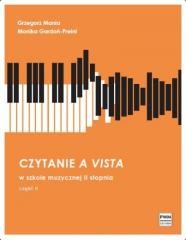 okładka Czytanie a vista w szkole muzycznej II st cz.2 książka | Gardoń-Preinl Monika, Mania Grzegorz