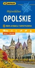 okładka Mapa atrakcji tur. - Województwo Opolskie 1:200000 książka | Praca Zbiorowa