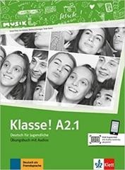 okładka Klasse! A2.1. Ćwiczenia + audio online książka | Praca Zbiorowa