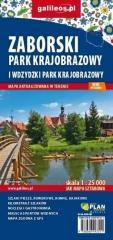 okładka Mapa turyst. - Zaborski Park Krajobrazowy 1:25 000 książka | Praca Zbiorowa