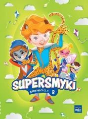 okładka Supersmyki. Poziom B. Karty pracy cz.4 MAC książka | Sobkowiak Monika