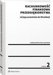 okładka Rachunkowość finansowa przedsiębiorstwa książka | Maria Hass-Symotiuk