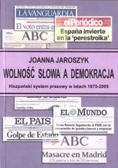 okładka Wolność słowa a demokracja książka | Joanna Jaroszyk