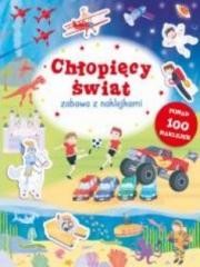 okładka Zabawa z naklejkami. Między nami chłopakami książka | Praca Zbiorowa