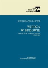 okładka Wiedza w budowie książka | Katarzyna Pękała-Speer