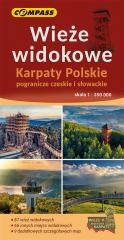 okładka Mapa - Wieże widokowe Karpaty Polskie 1:350 000 książka | Praca Zbiorowa