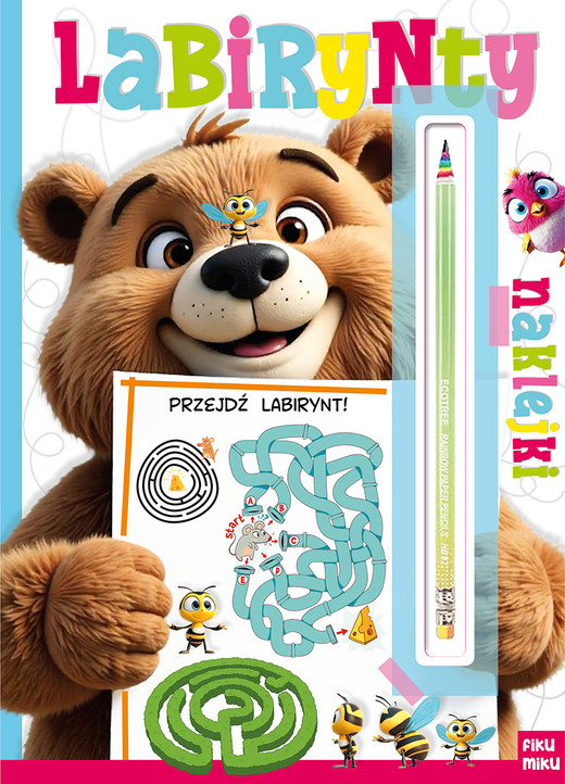 okładka Labirynty z tęczowym ołówkiem książka | Opracowanie zbiorowe