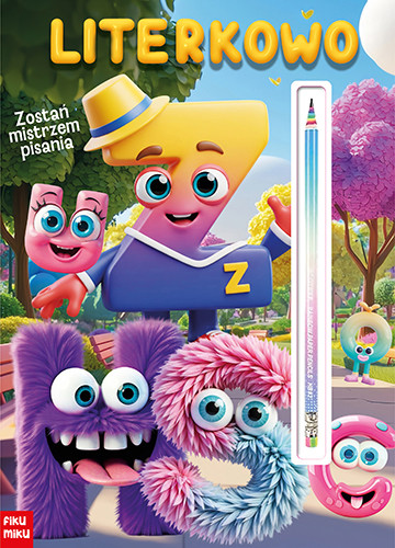 okładka Literkowo z tęczowym ołówkiem książka | Opracowanie zbiorowe