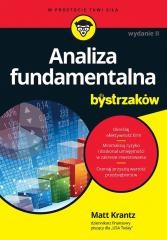 okładka Analiza fundamentalna dla bystrzaków książka | Matt Krantz