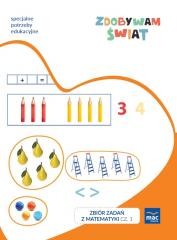 okładka Zdobywam świat. Zbiór zadań z matematyki. Poziom A książka | Justyna Hadryś