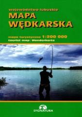 okładka Mapa wędkarska województwa lubuskiego 1:200 000 książka | Praca Zbiorowa