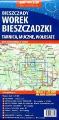 okładka Mapa - Bieszczady. Worek bieszczadzki 1:25 000 książka | Praca Zbiorowa