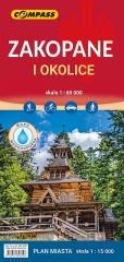 okładka Mapa - Zakopane okolice 1:60 000 lam książka | Praca Zbiorowa