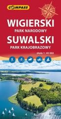 okładka Mapa - Wigierski Park Narodowy, Suwalski 1:40 000 książka | Praca Zbiorowa