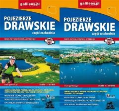 okładka Mapa turystyczna -Pojezierze Drawskie (komplet) książka | Praca Zbiorowa