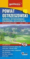 okładka Mapa - Powiat Ostrzeszowski 1:60 000 książka | Praca Zbiorowa