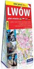 okładka See you! in... Lwów 1:10 000 plan miasta w.2019 książka | Praca Zbiorowa