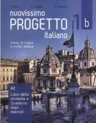 okładka Progetto italiano Nuovissimo 1B podr.+ ćw. książka | Ruggieri L., S. Magnelli, T. Marin