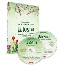 okładka Vademecum przedszkolnych zabaw. Wiosna + 2 CD książka | Praca Zbiorowa