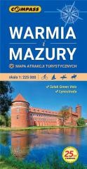 okładka Mapa atrakcji tur. - Warmia i Mazury 1:225 000 w.3 książka