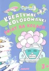 okładka Kreatywne kolorowanki. Świat na kołach książka | Praca Zbiorowa