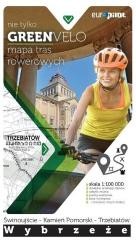 okładka Wybrzeże zachodnie Mapa tras rowerowych książka